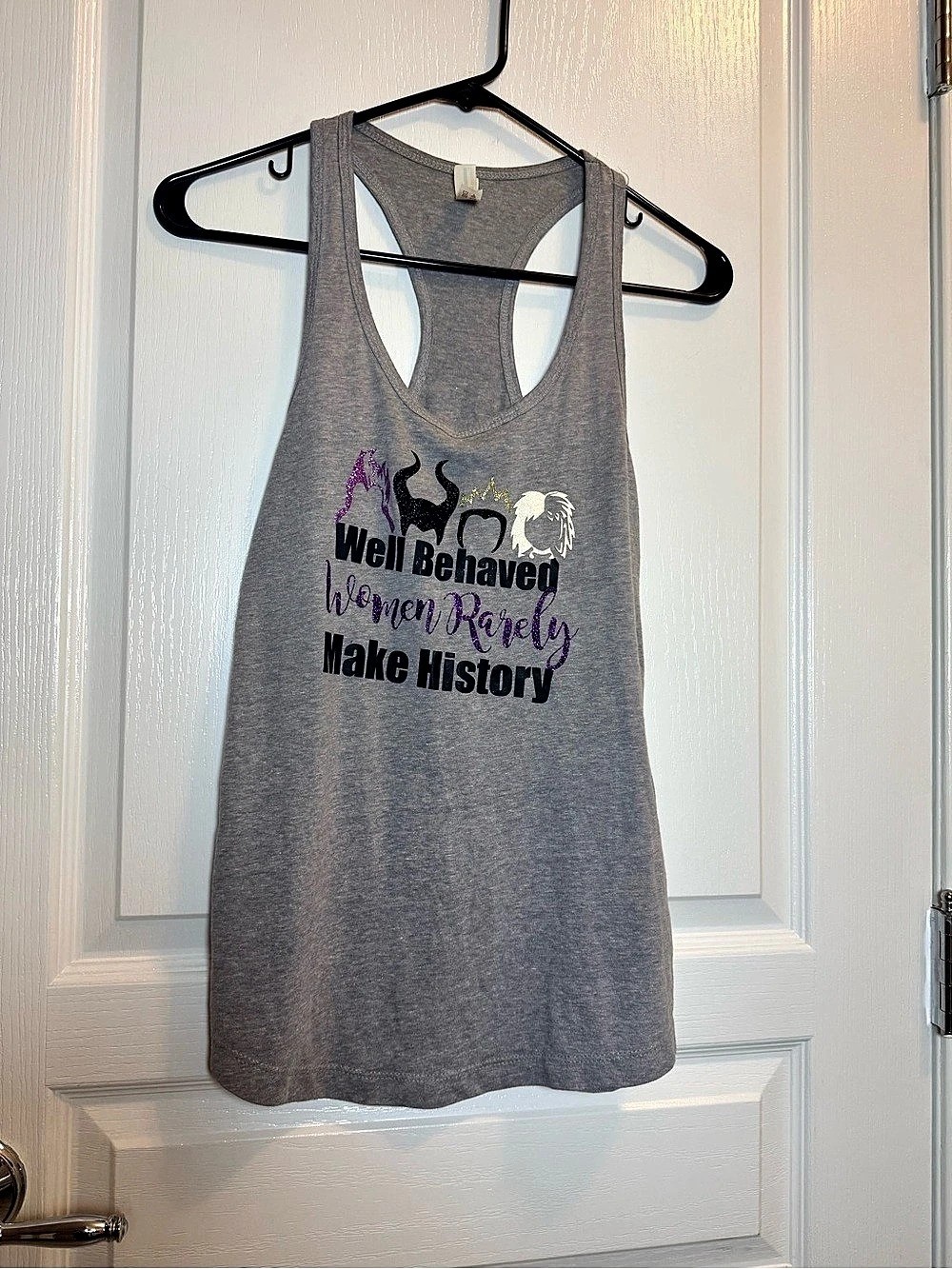 Ideal T Next Level Well Behaved Women Rarely Make History Racerback Tank S